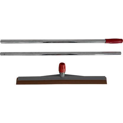 Floor squeegee, for oily substances, width 550 mm, with 2-part chrome plated handle.