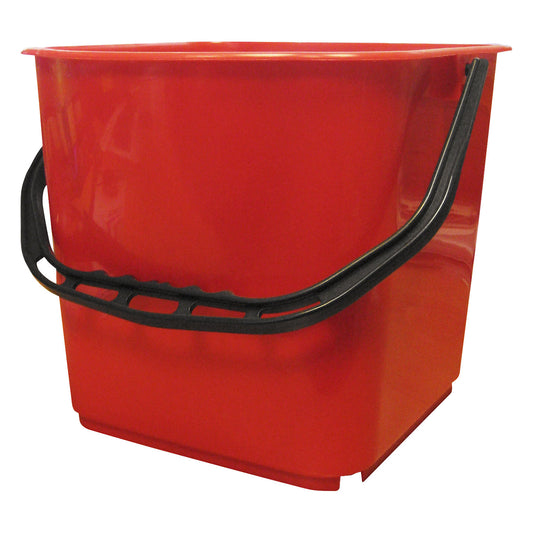 Bucket, capacity 25 l, pack of 2, red.