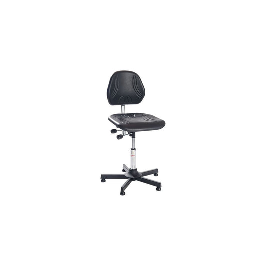 Comfort industrial chair, synchronous mechanism, low, height adjustable 470 - 600 mm.