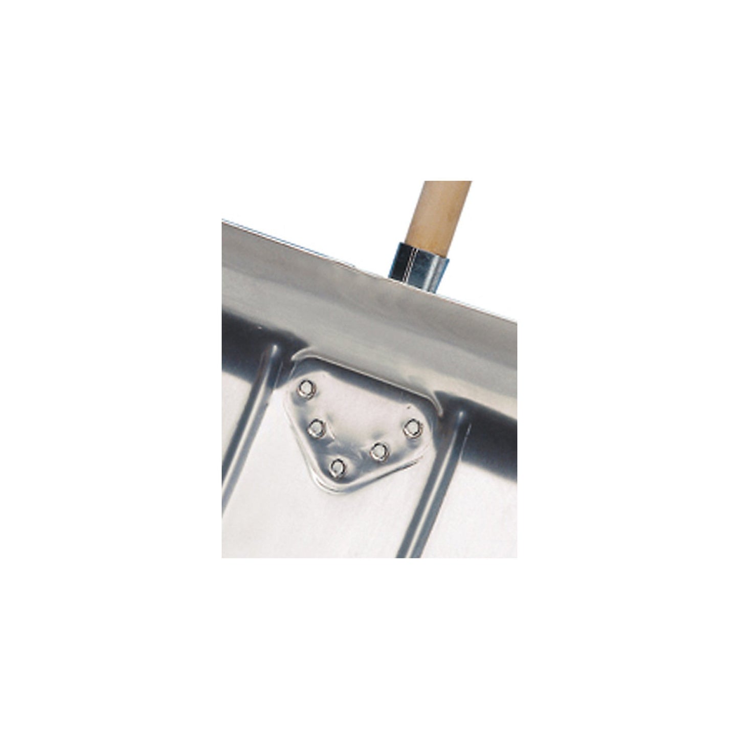 Aluminium snow shovel, blade WxH 500 x 340 mm, pack of 5, with aspen handle.