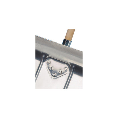 Aluminium snow shovel, blade WxH 500 x 340 mm, pack of 5, with aspen handle.