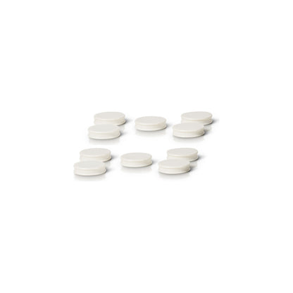 Magnet for glass boards/whiteboards, pack of 10, Ø 25 mm, white with plastic cap.
