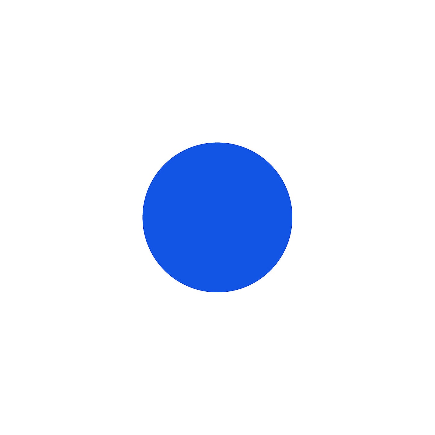 Magnetic CIRCLE symbol, Ø 30 mm, pack of 20, blue.