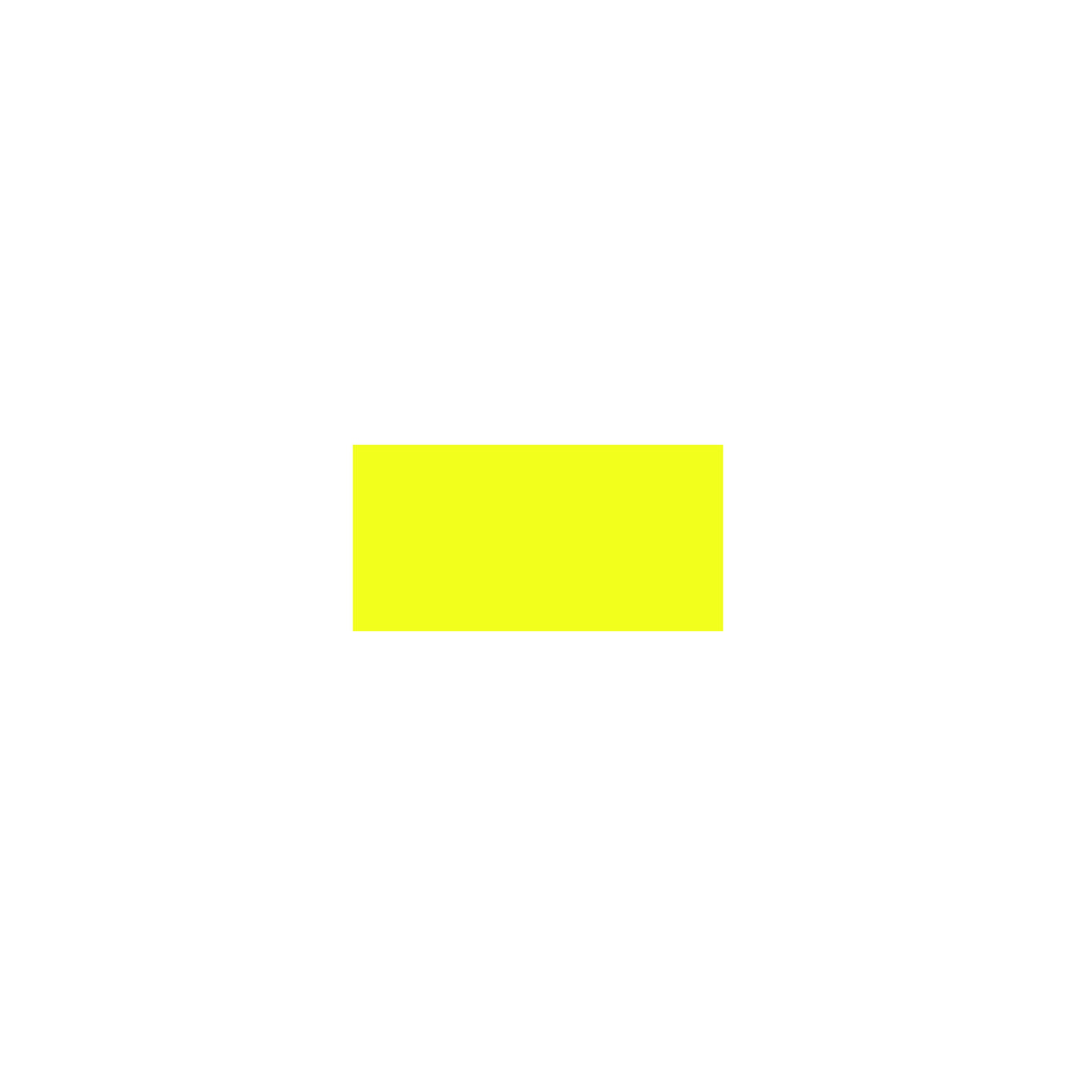Magnetic RECTANGLE symbol, LxW 60 x 30 mm, pack of 20, yellow.
