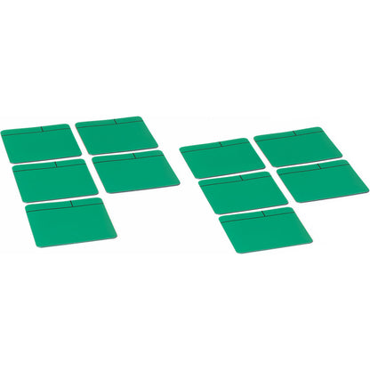 Post-it notes, magnetic, LxW 100 x 100 mm, pack of 10, green.