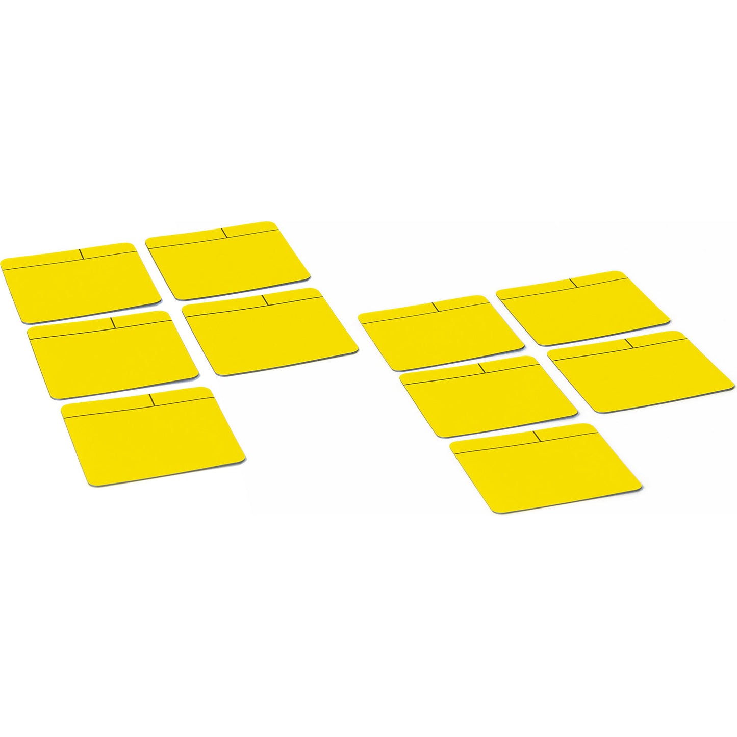 Post-it notes, magnetic, LxW 75 x 75 mm, pack of 10, yellow.