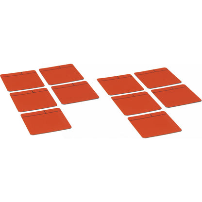 Post-it notes, magnetic, LxW 75 x 75 mm, pack of 10, red.