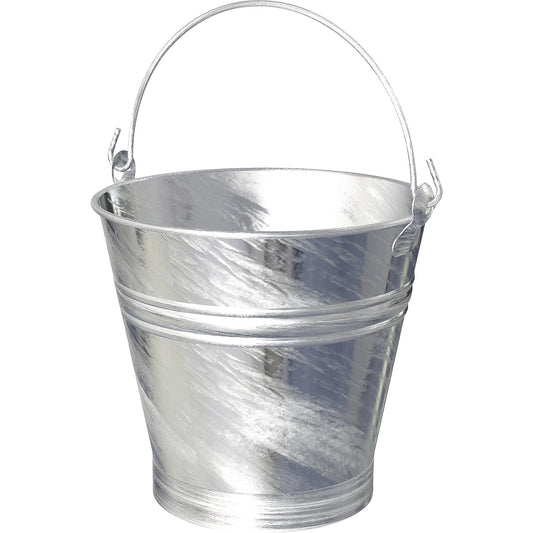 Steel bucket with carry handle, leak proof, capacity 17 l, with hoop iron base, height 335 mm.