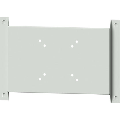 Monitor holder for electrically height adjustable LIFT work tables, perforated panel light grey, WxDxH 325 x 15 x 218 mm.