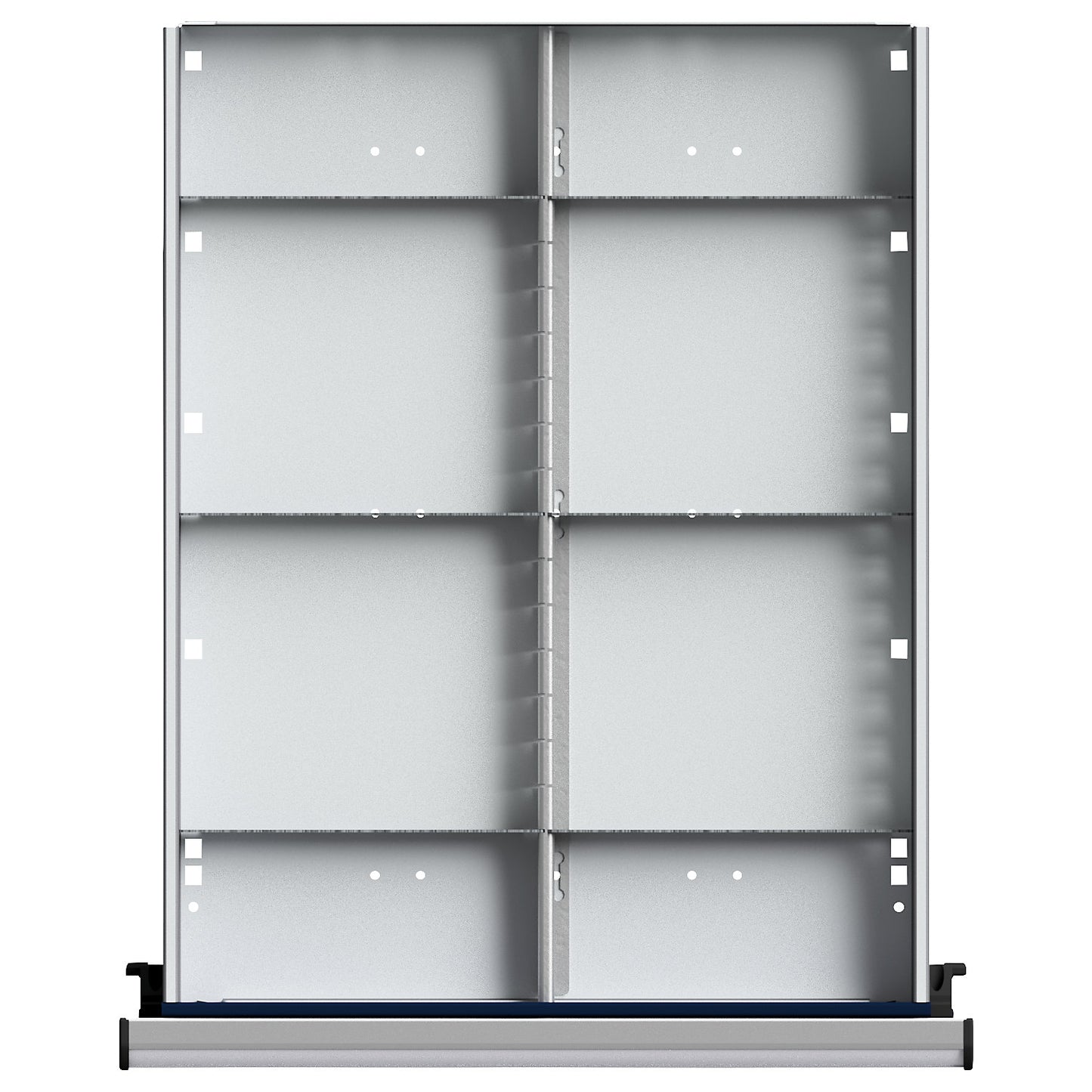Drawer divider set, 1/2 division, compartment height 90 - 150 mm.