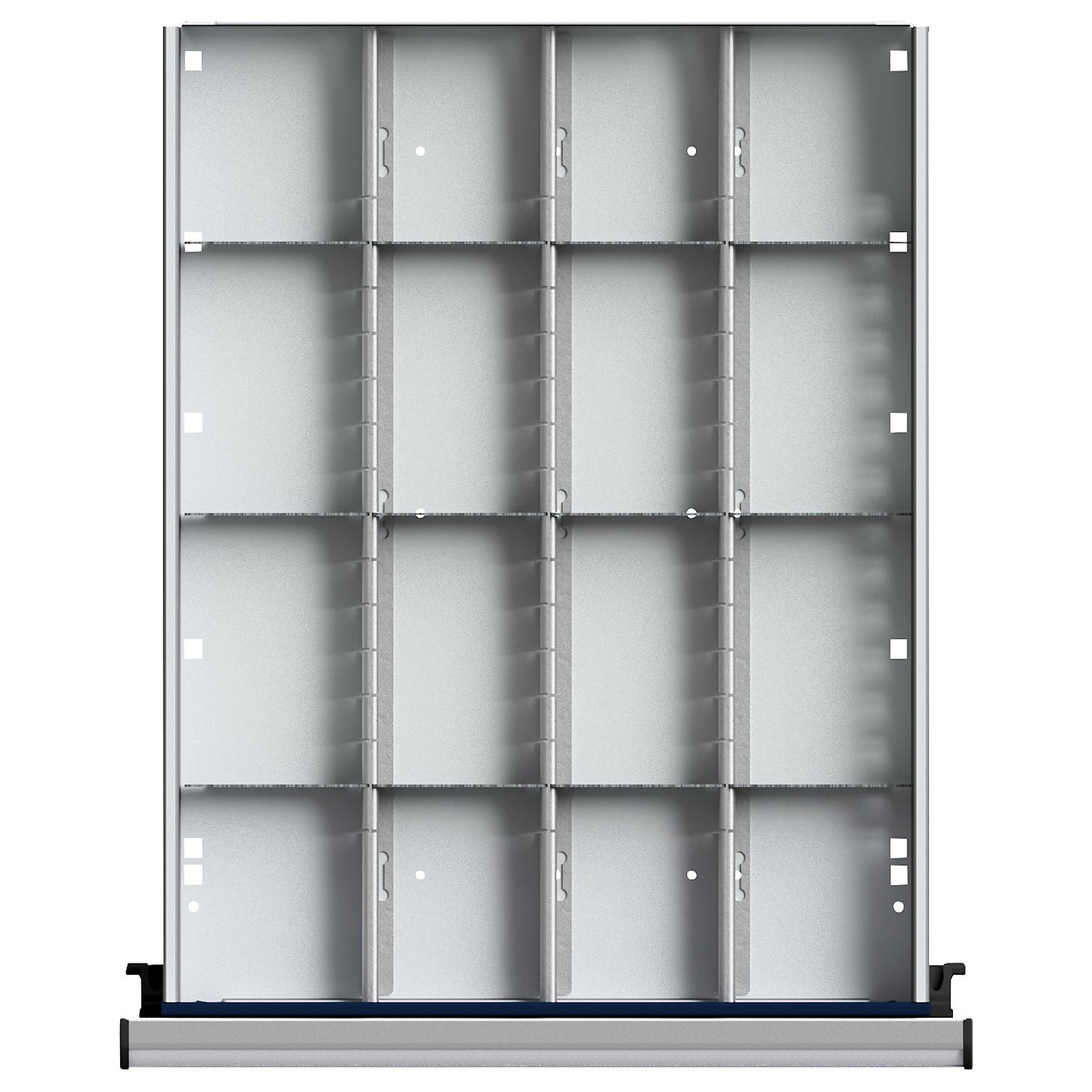 Drawer divider set, 1/4 division, compartment height 60 mm.