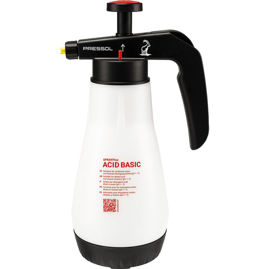 Pump spray container, for acids, capacity 1.5 l.