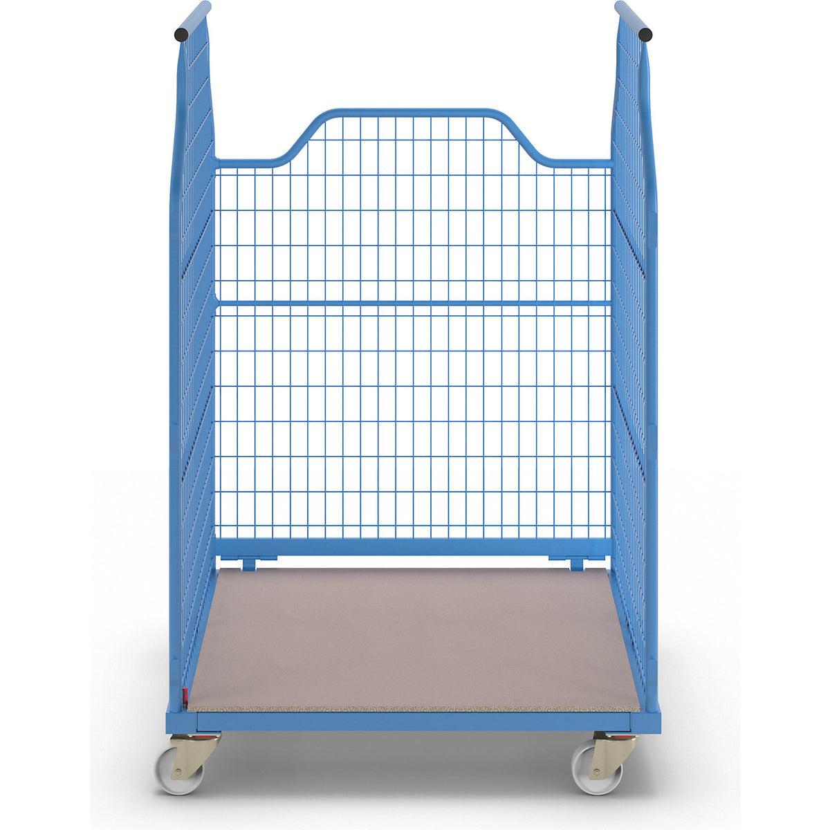 Universal Corlette® with wire mesh, type 1200, light blue, HxWxD 1850 x 1200 x 1150 mm.