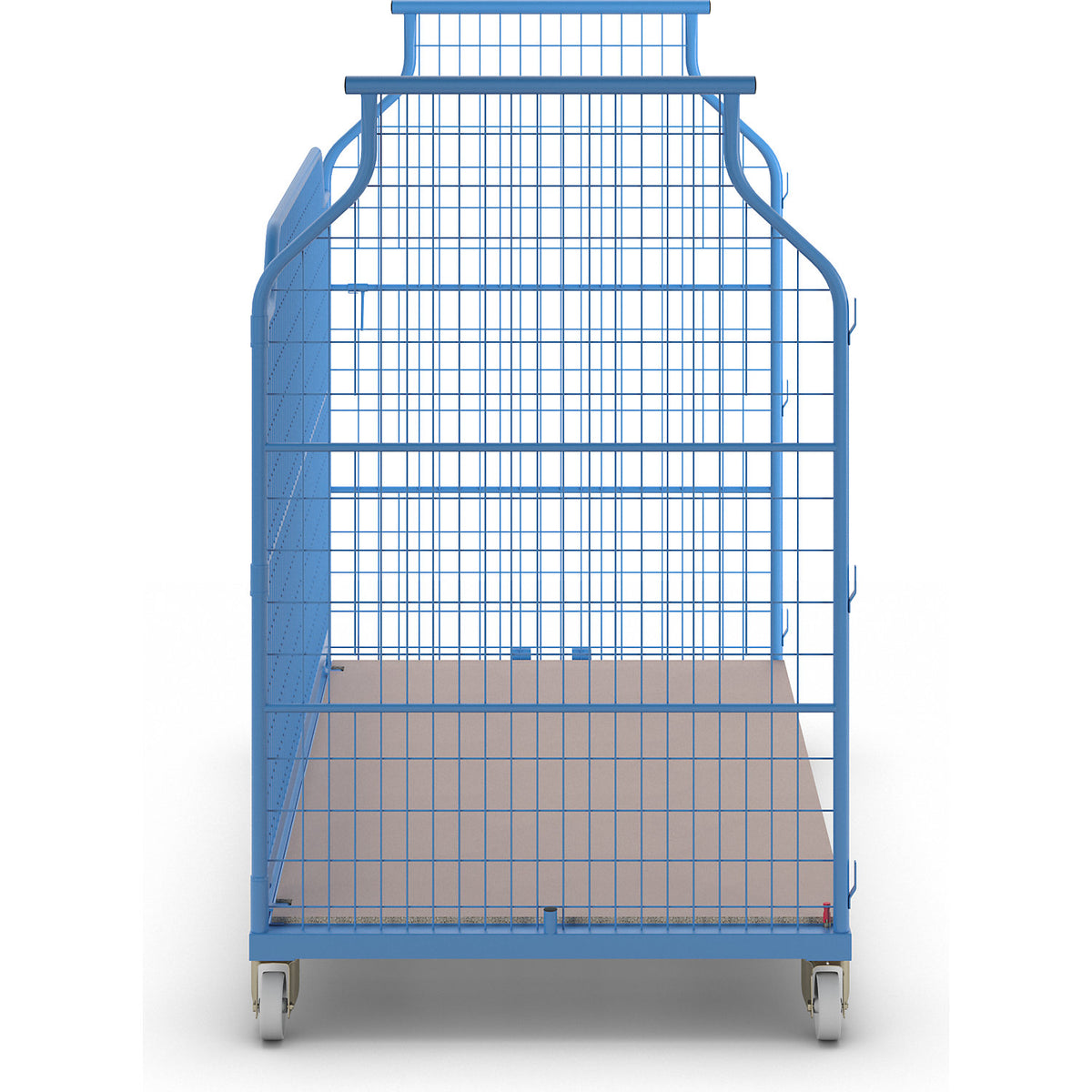 Universal Corlette® with wire mesh, type 2000, light blue, HxWxD 1850 x 2000 x 1150 mm.