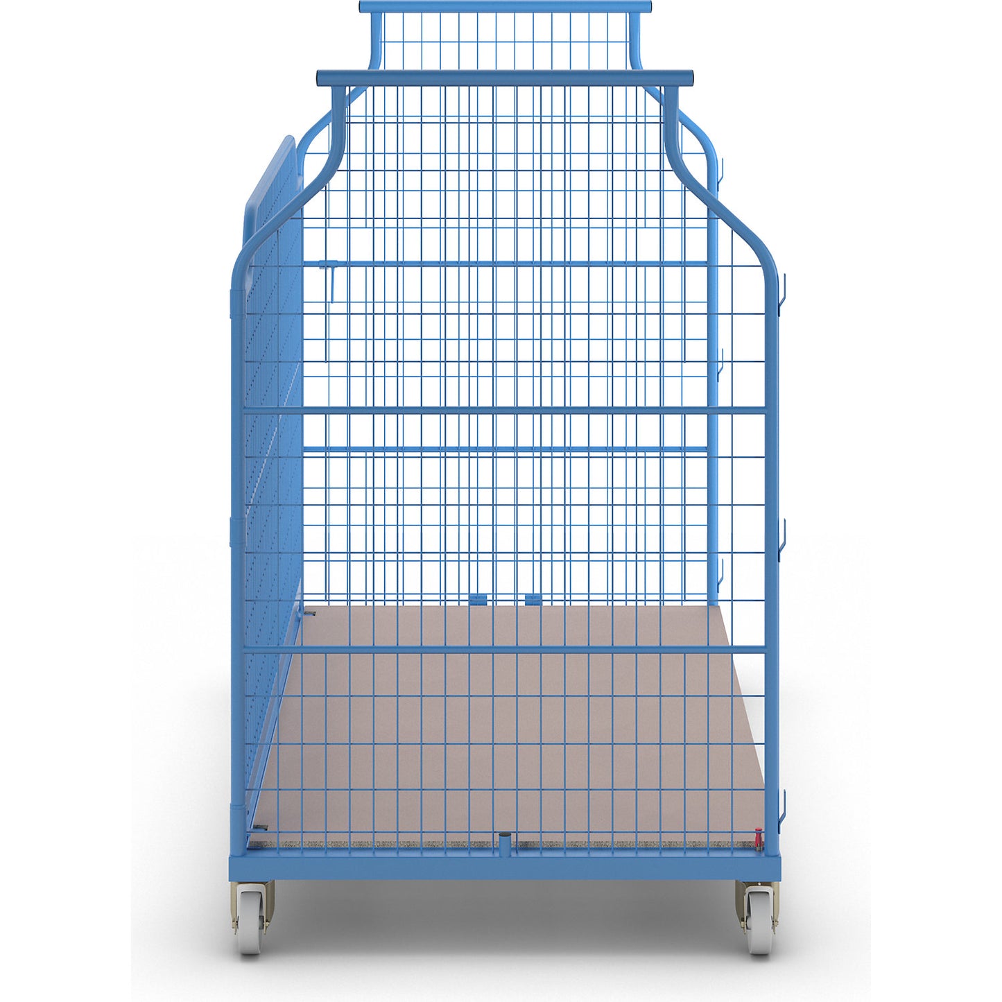 Universal Corlette® with wire mesh, type 2000, light blue, HxWxD 1850 x 2000 x 1150 mm.
