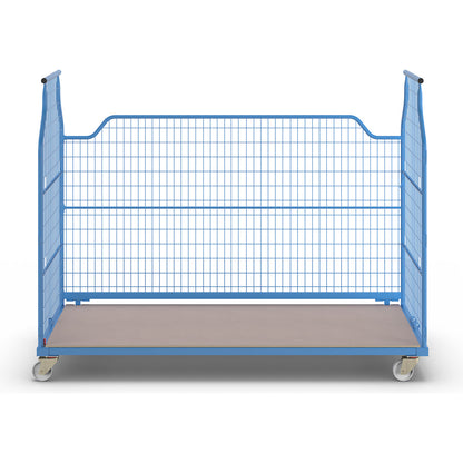 Universal Corlette® with wire mesh, type 2400, light blue, HxWxD 1850 x 2400 x 1150 mm.