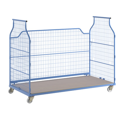 Universal Corlette® with wire mesh, type 2400, light blue, HxWxD 1850 x 2400 x 1150 mm.