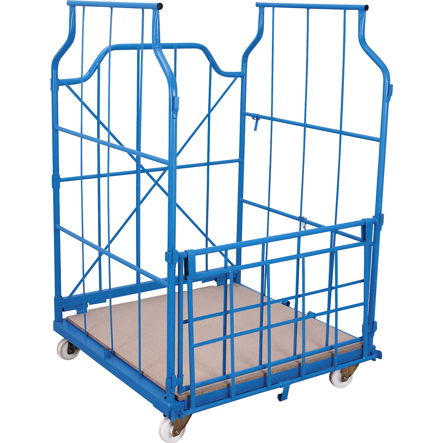 Front door, half drop gate, flat steel, model 1200.