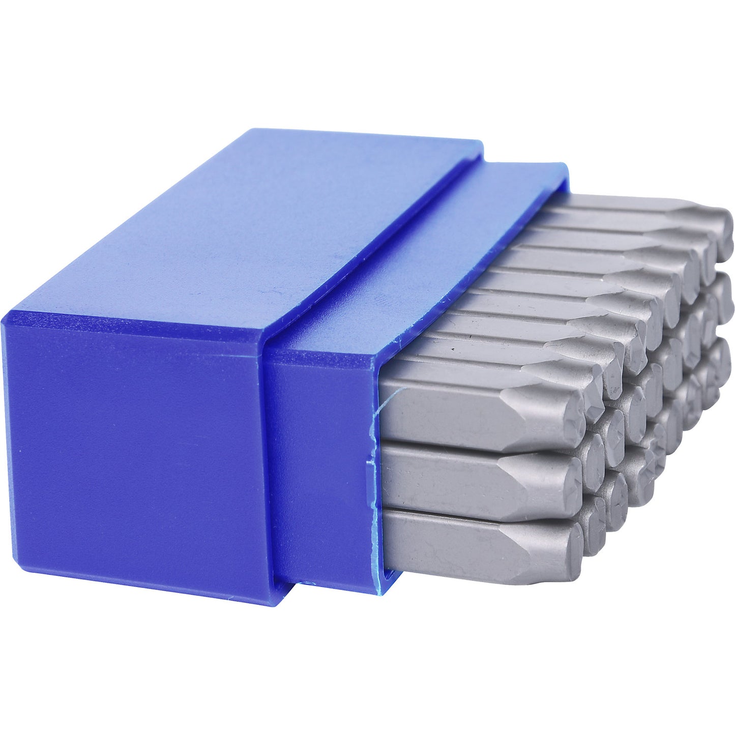 Letter stamping set, 27 parts, A to Z.