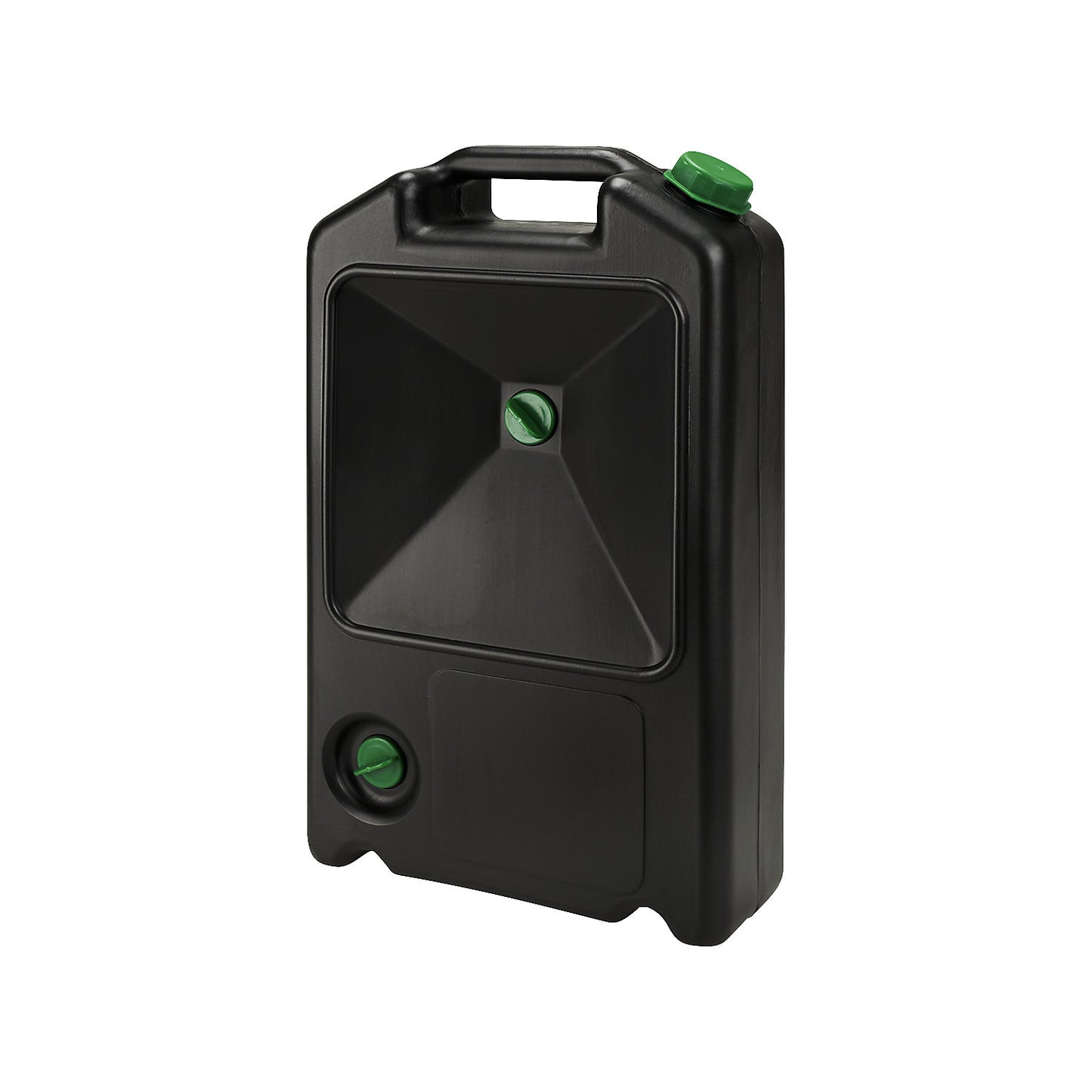 Oil collection pan, capacity 7 l, plastic, closable.