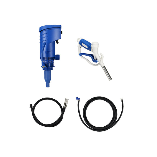Electric drum/container pump for AdBlue®/urea, with mechanical nozzle, for AdBlue® / urea.