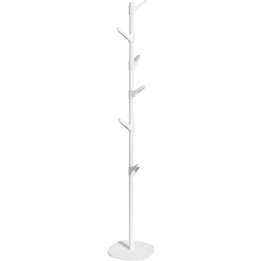 Coat stand, height adjustable, with 6 hooks, HxWxD 1710 x 300 x 300 mm.