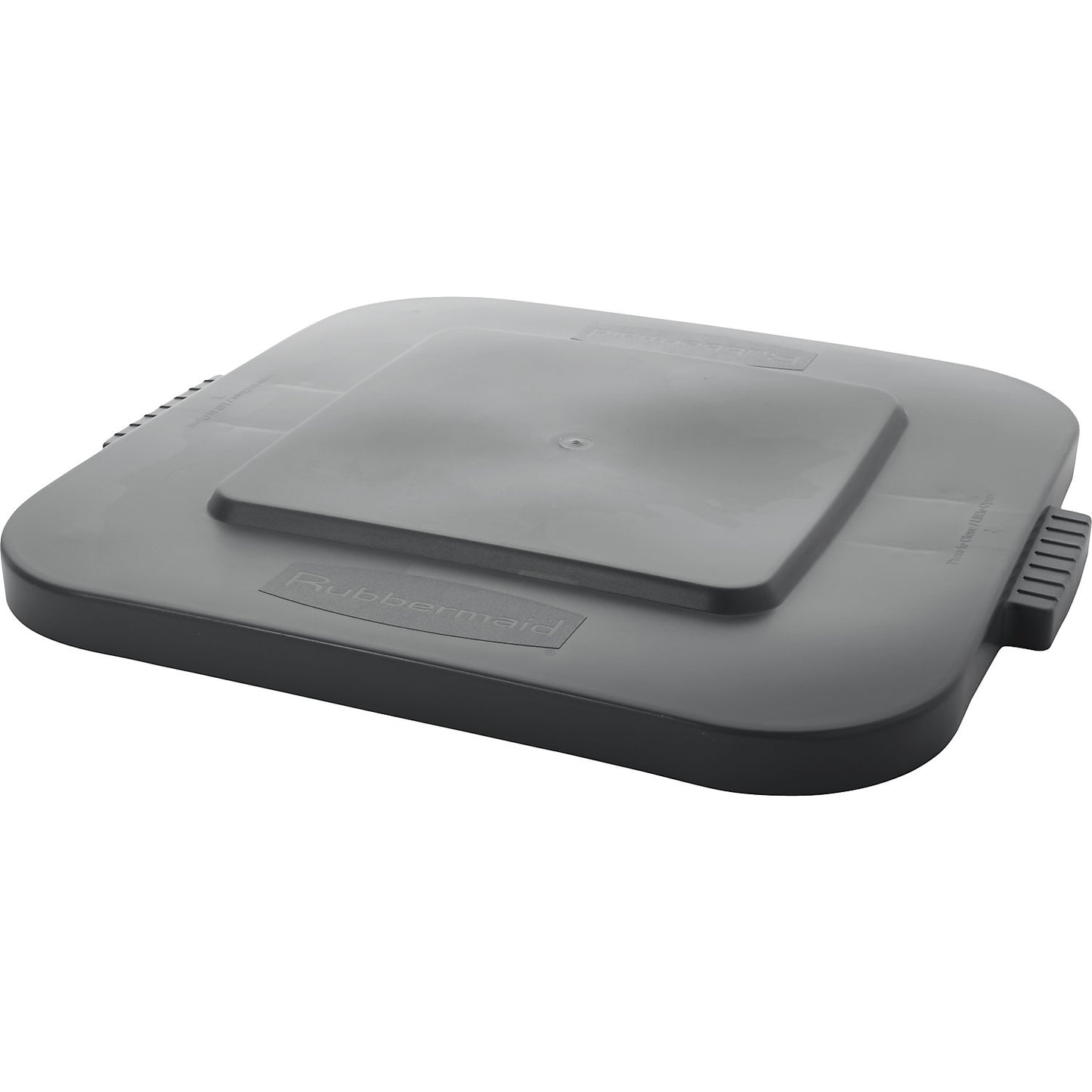 Flat lid, square, for container capacity 105 litres, grey.