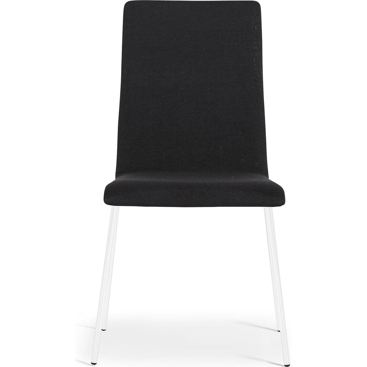 Elin stacking chair, stackable, pack of 4, black/white.