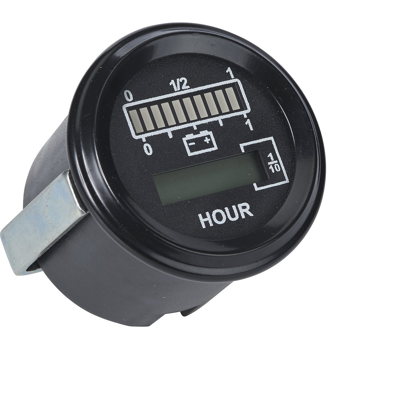 Battery charge indicator, 12 V, for electric stackers.