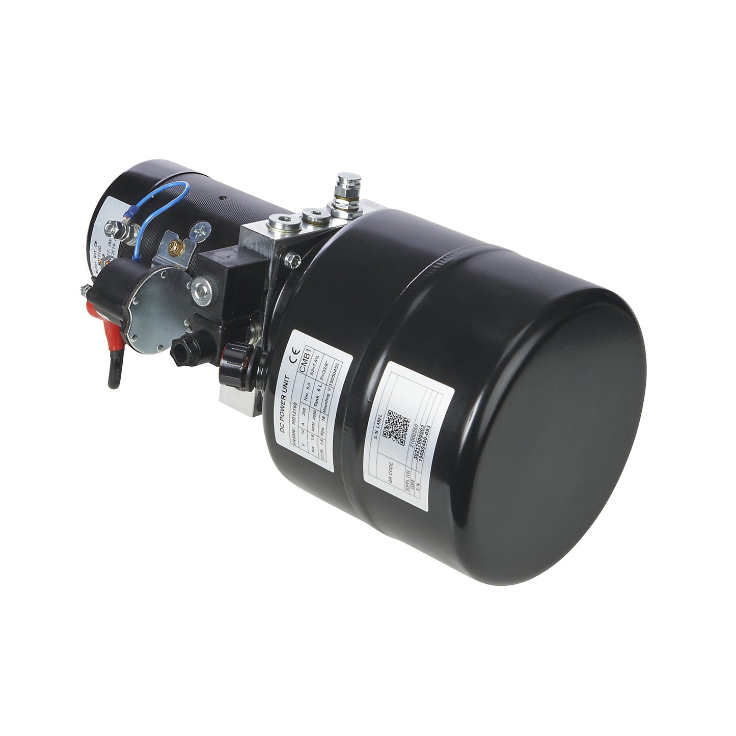 Button for lowering, for electric stackers, black.