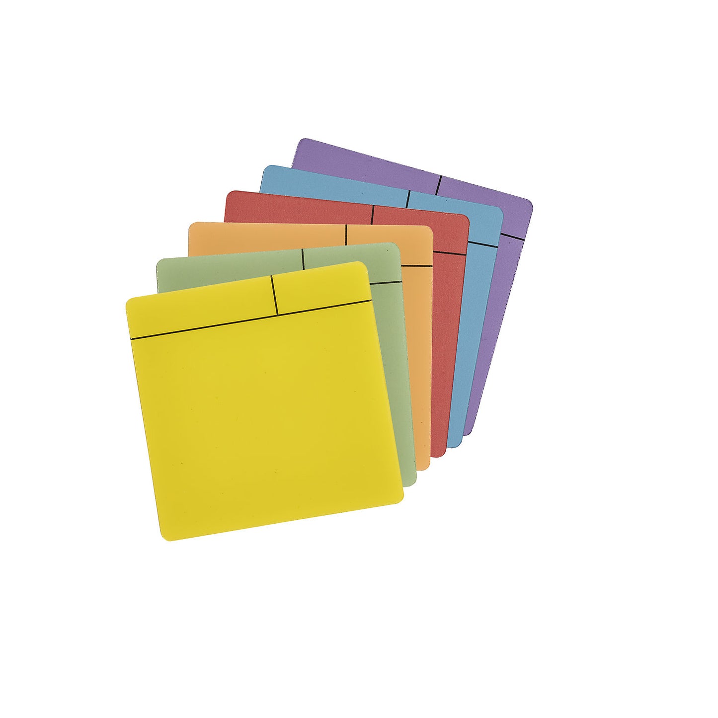 Post-it notes, magnetic, LxW 100 x 100 mm, pack of 10, green.