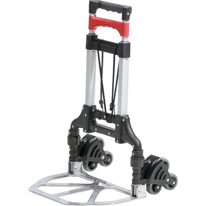 Folding stair climbing truck, footplate WxD 390 x 270 mm, max. load 60 kg.