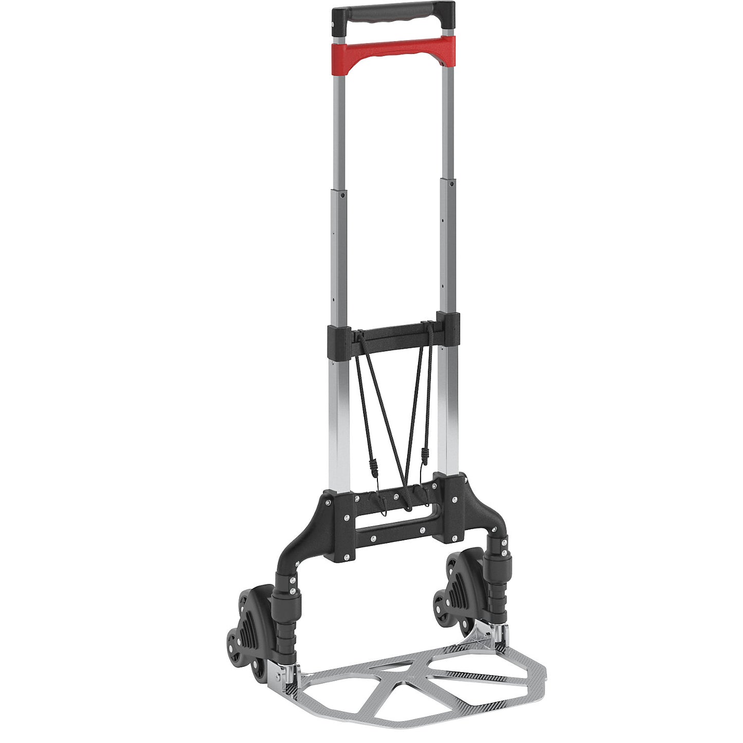 Folding stair climbing truck, footplate WxD 390 x 270 mm, max. load 60 kg.