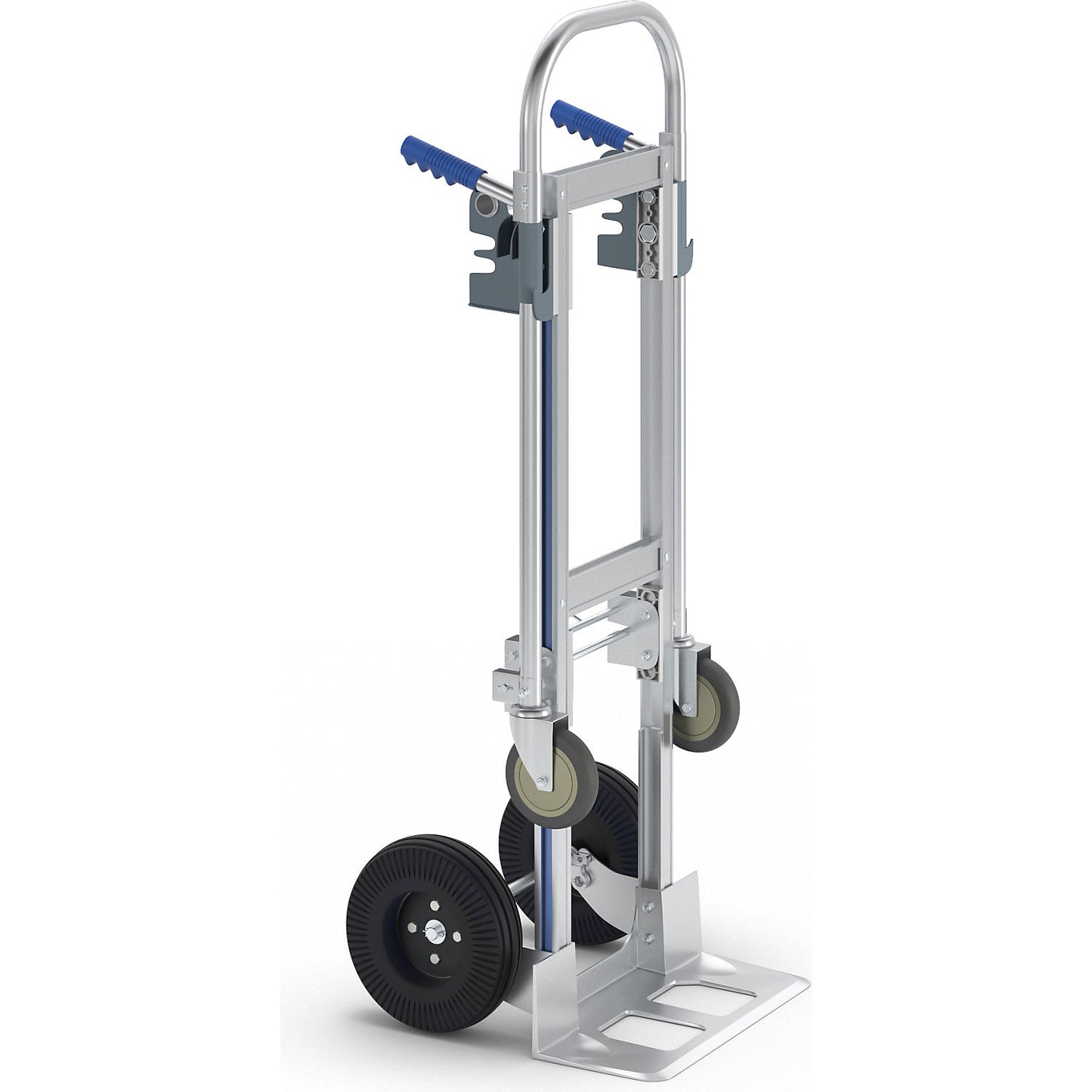 Aluminium sack truck, footplate WxD 460 x 230 mm, max. load 200 kg.
