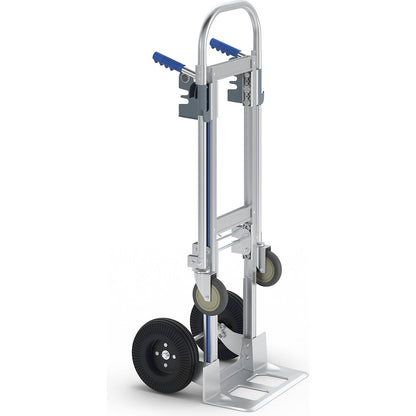 Aluminium sack truck, footplate WxD 460 x 230 mm, max. load 200 kg.