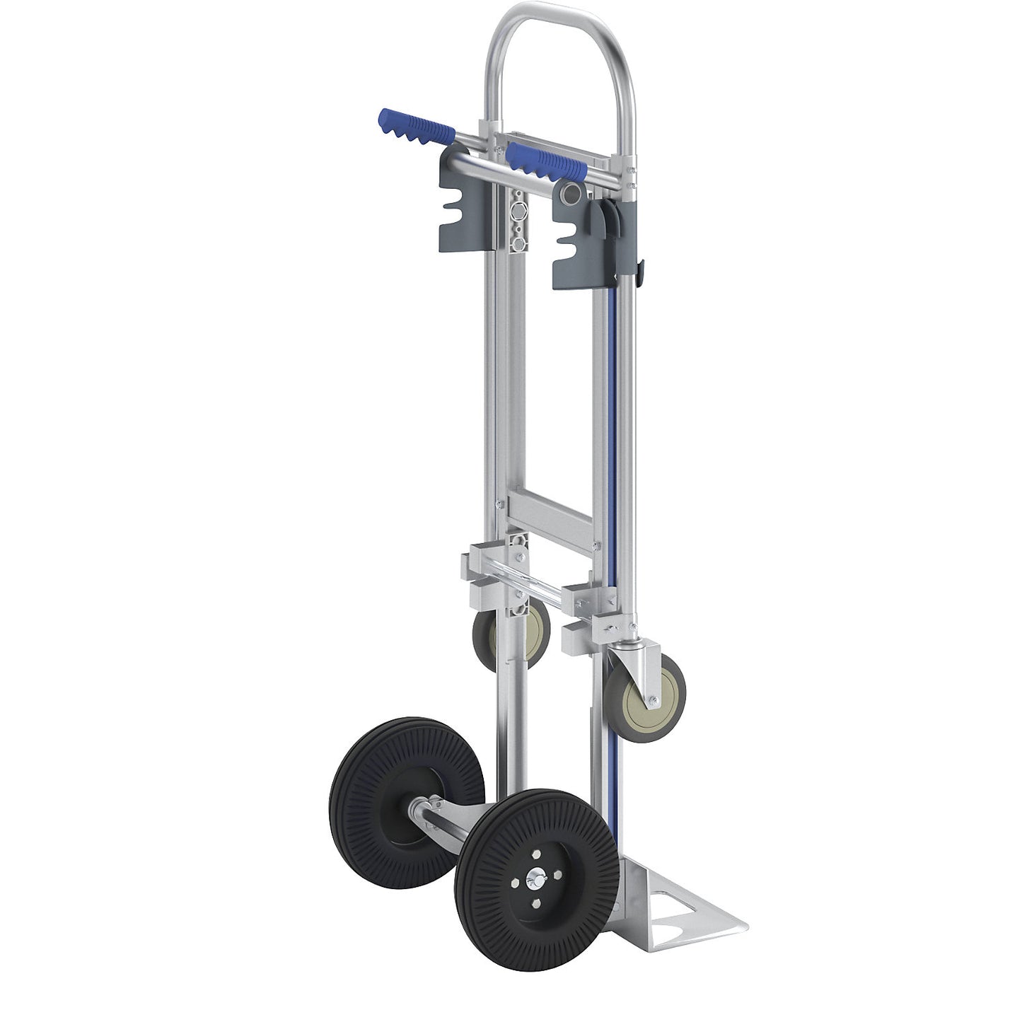 Aluminium sack truck, footplate WxD 460 x 230 mm, max. load 200 kg.