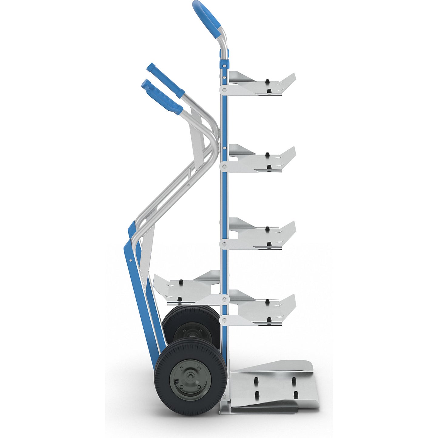 WATER BOTTLE aluminium sack truck, footplate WxD 460 x 305 mm, max. load 250 kg.