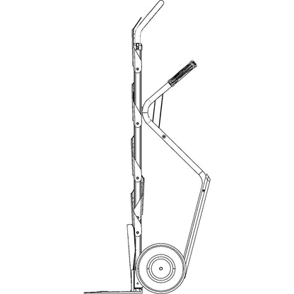 WATER BOTTLE aluminium sack truck, footplate WxD 460 x 305 mm, max. load 250 kg.