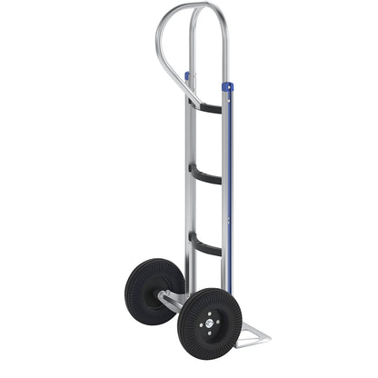 Aluminium sack truck, footplate WxD 355 x 230 mm, max. load 200 kg.