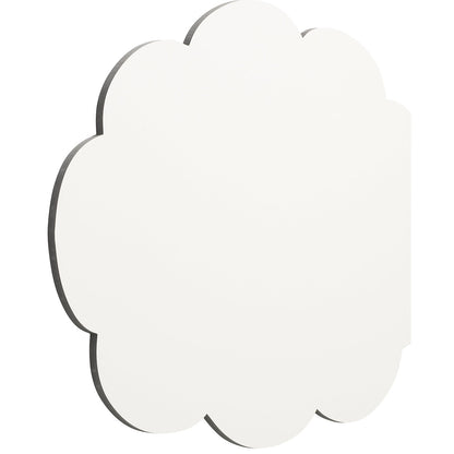 Designer whiteboard, enamelled, THOUGHTS - cloud, WxH 880 x 580 mm, white.
