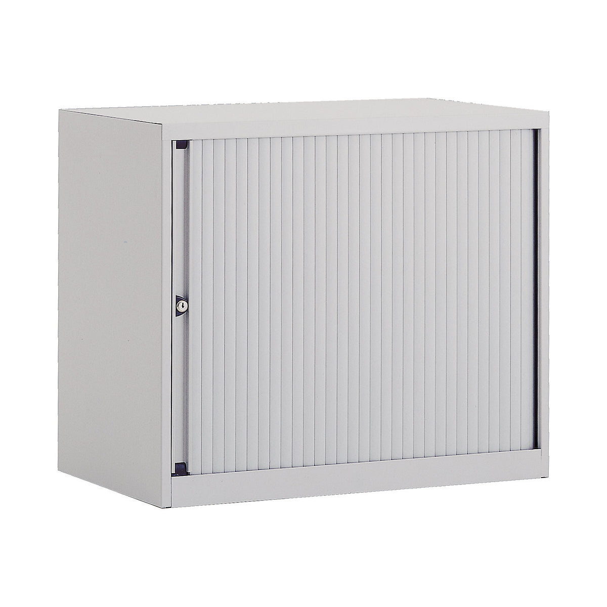 EURO roller shutter cupboard, width 800 mm, 1 shelf, silver.