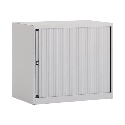 EURO roller shutter cupboard, width 800 mm, 1 shelf, silver.