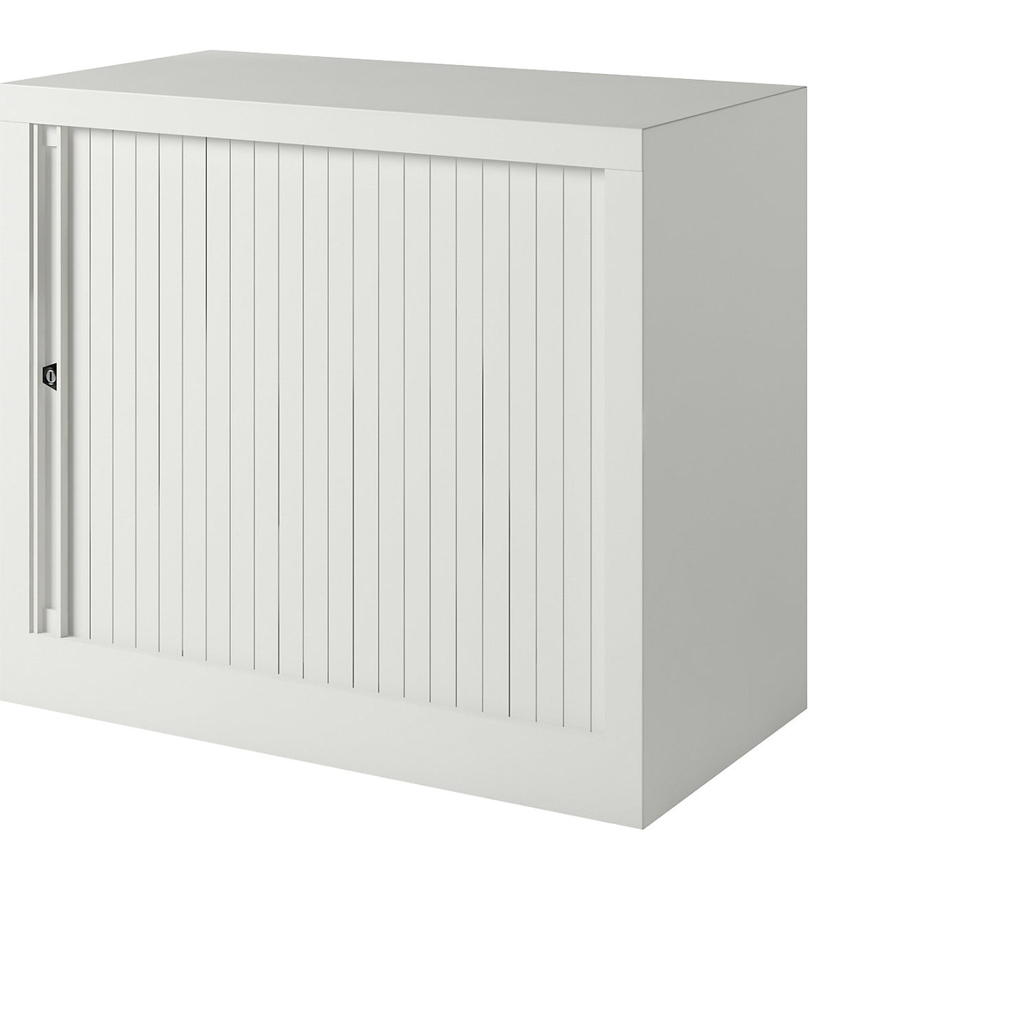 EURO roller shutter cupboard, width 800 mm, 1 shelf, traffic white.
