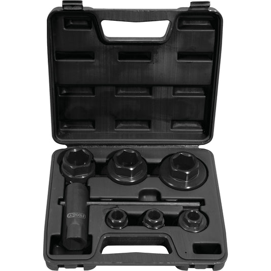 Die adapter set, 8 piece, slim design.