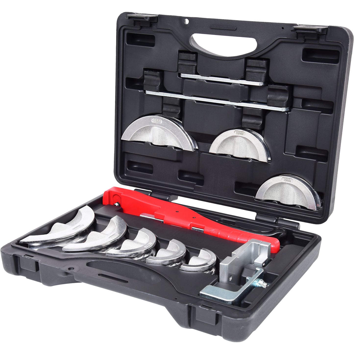 Ratchet single handed bending set, 13 parts, 10.0 - 22.0 mm.