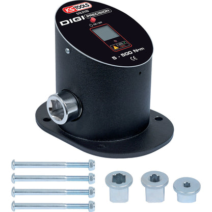 Electronic accuracy tester, 1/4'' + 3/8'' + 1/2'' + 3/4'', 5 - 500 Nm.
