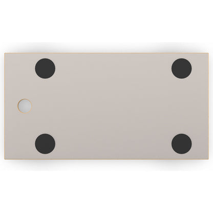 Transport dolly with grip hole, MM 1318, castors for hard floors, pack of 2, LxW 575 x 300 mm.