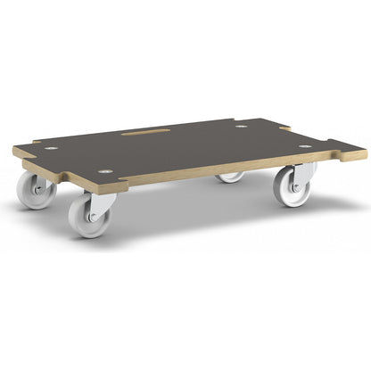 CONNECT transport dolly with MaxiGRIP, MM 1381, LxW 590 x 390 mm, max. load 250 kg.