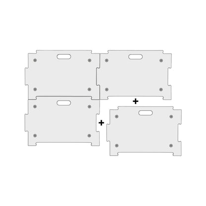 CONNECT transport dolly with MaxiGRIP, MM 1381, LxW 590 x 390 mm, max. load 250 kg.