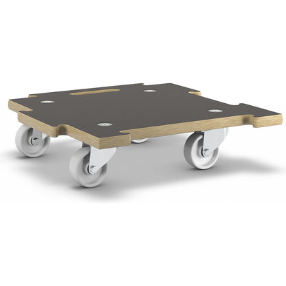 CONNECT transport dolly with MaxiGRIP, GH 1393, LxW 390 x 390 mm, max. load 200 kg.